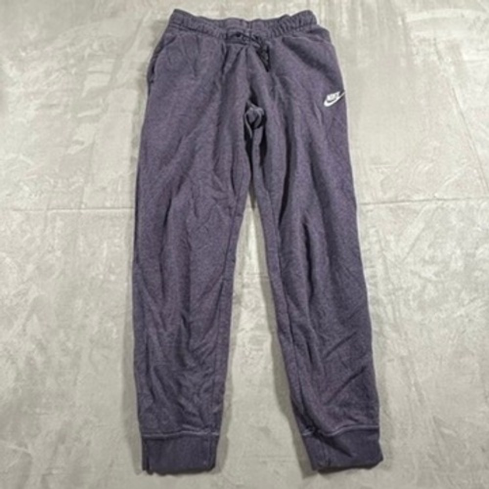 Nike Joggers Womens Fleece Sweatpants Small Purple